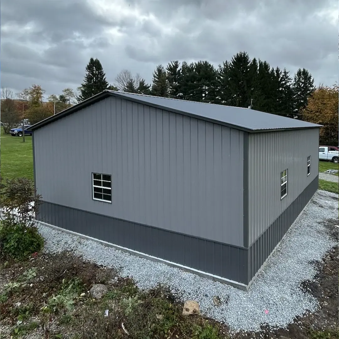30x40x15 Metal Garage - Image 3