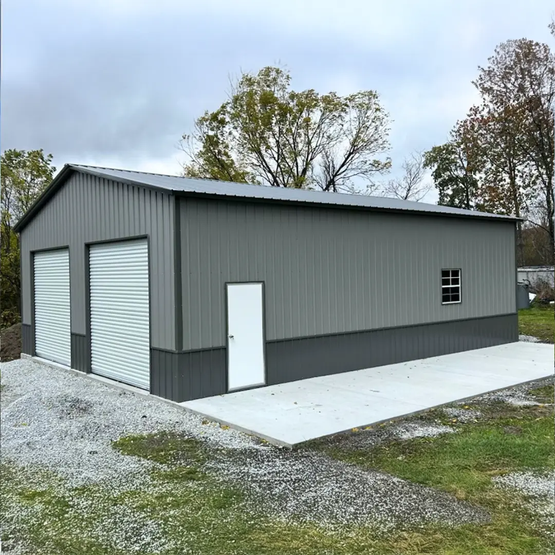 30x40x15 Metal Garage - Image 2