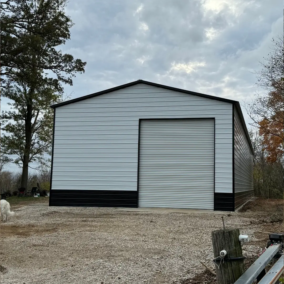 40x50x16 Metal Garage - Image 4