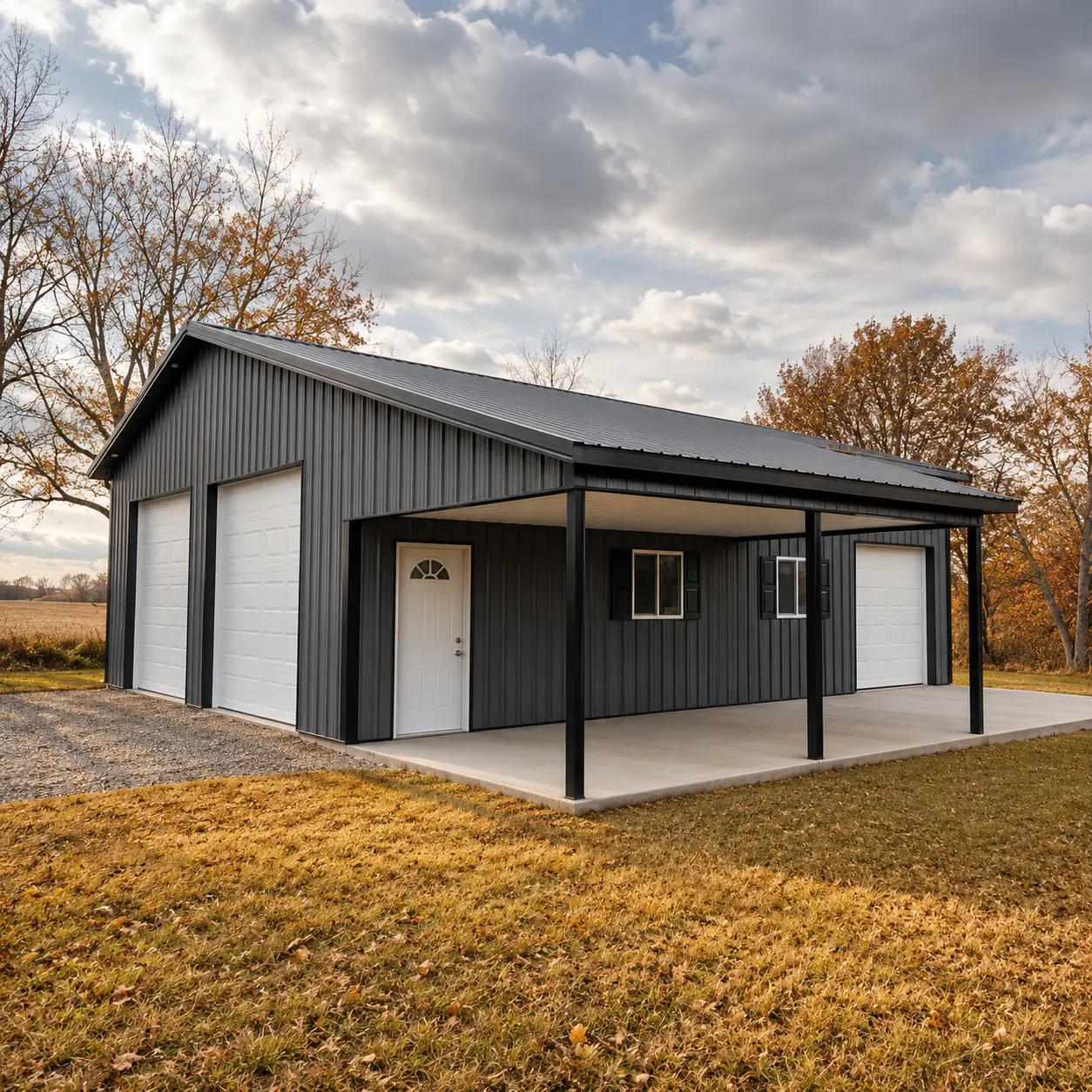 39x45x13 Metal Garage