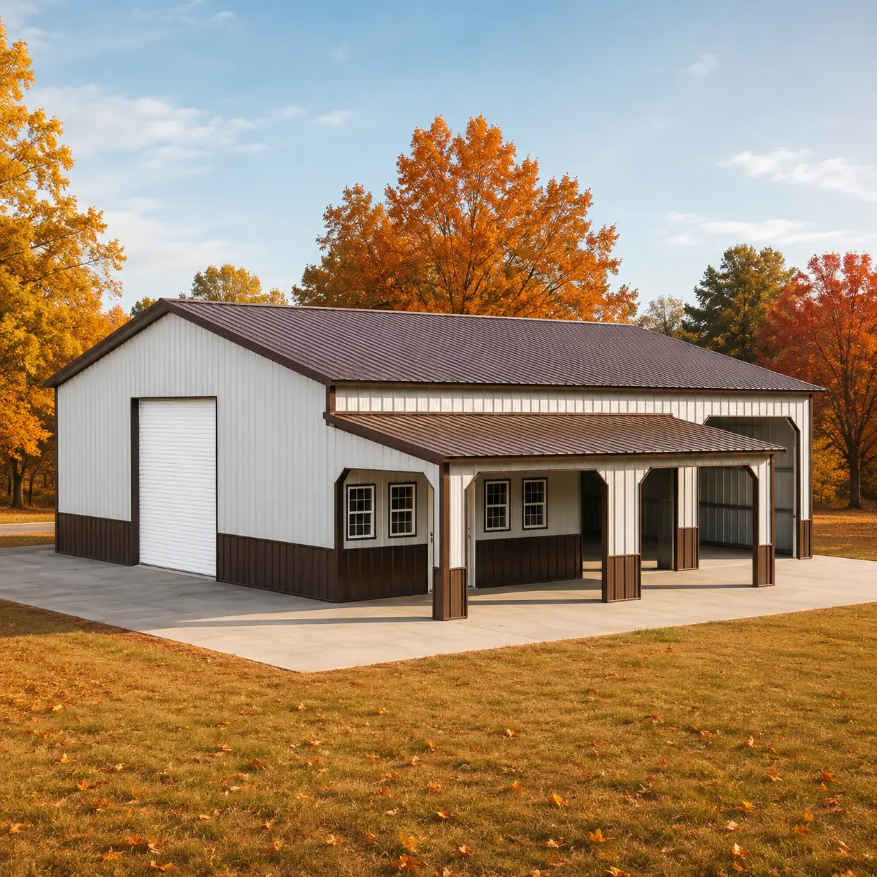 52x45x14 Metal Garage
